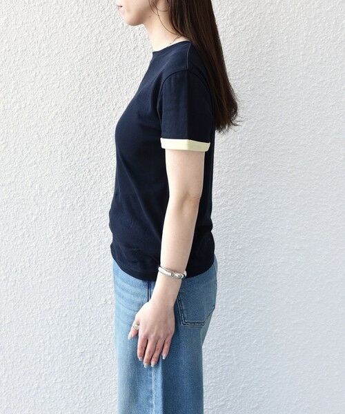 SHIPS / シップス Tシャツ | 《予約》SHIPS Colors:〈手洗い可能〉シアー ドライ タッチ バイカラー TEE◆ | 詳細17