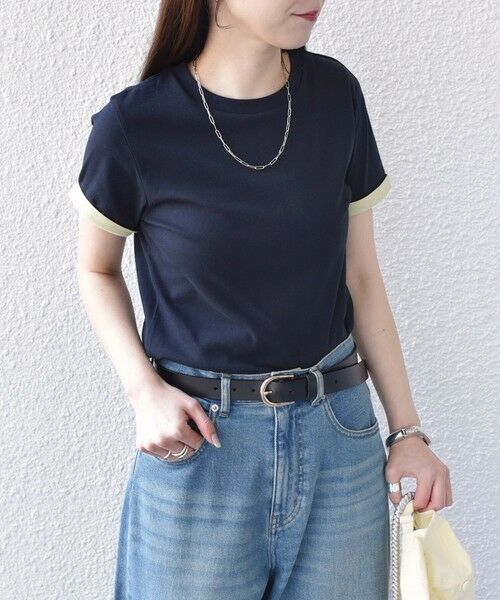 SHIPS / シップス Tシャツ | 《予約》SHIPS Colors:〈手洗い可能〉シアー ドライ タッチ バイカラー TEE◆ | 詳細20