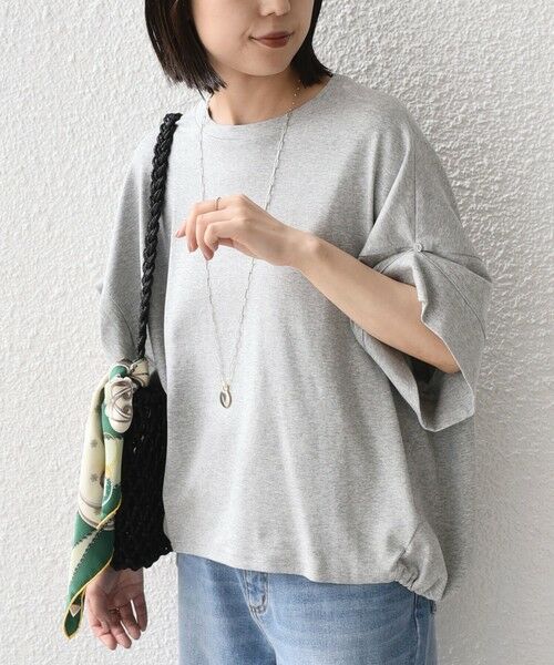 SHIPS / シップス Tシャツ | SHIPS Colors:〈手洗い可能〉スムース 2WAYスリーブ ニュアンス TEE◇ | 詳細5