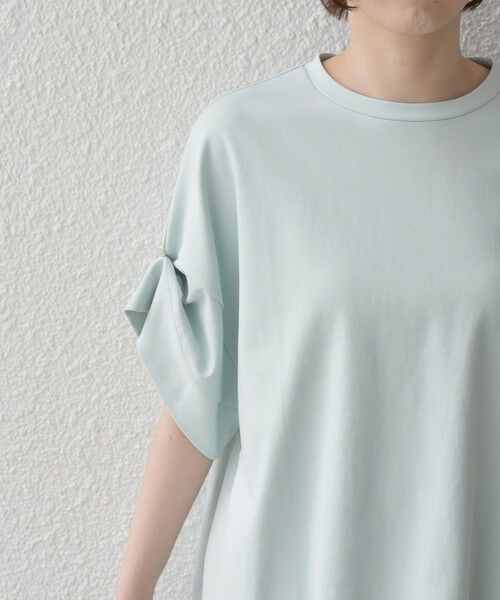 SHIPS / シップス Tシャツ | 《予約》SHIPS Colors:〈手洗い可能〉スムース 2WAYスリーブ ニュアンス TEE◆ | 詳細27