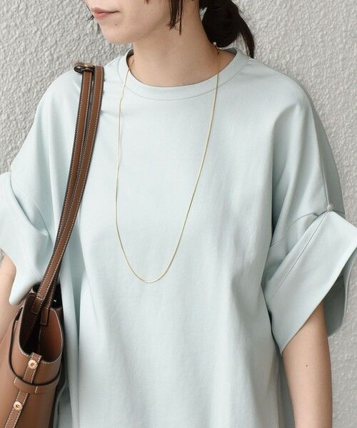 SHIPS / シップス Tシャツ | SHIPS Colors:〈手洗い可能〉スムース 2WAYスリーブ ニュアンス TEE◇ | 詳細30