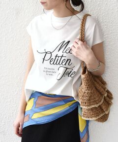 SHIPS Colors:〈接触冷感・UVカット〉26SS フレンチスリーブ ロゴT