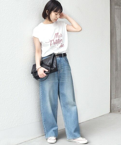 SHIPS / シップス Tシャツ | SHIPS Colors:〈接触冷感・UVカット〉26SS フレンチスリーブ ロゴT | 詳細13