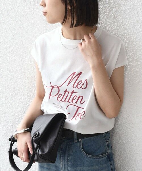 SHIPS / シップス Tシャツ | SHIPS Colors:〈接触冷感・UVカット〉26SS フレンチスリーブ ロゴT | 詳細14