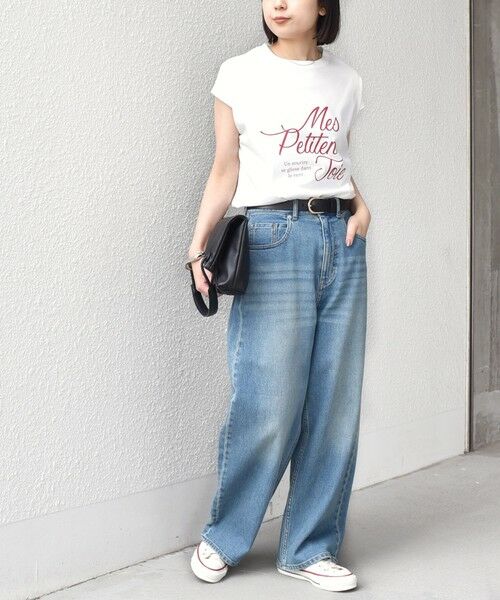 SHIPS / シップス Tシャツ | SHIPS Colors:〈接触冷感・UVカット〉26SS フレンチスリーブ ロゴT | 詳細16