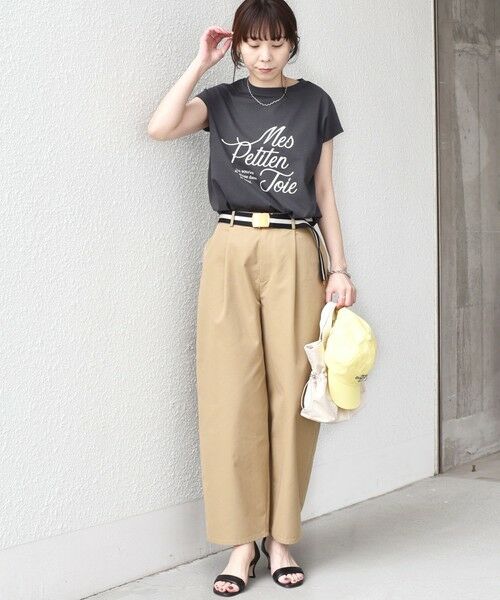 SHIPS / シップス Tシャツ | SHIPS Colors:〈接触冷感・UVカット〉26SS フレンチスリーブ ロゴT | 詳細22