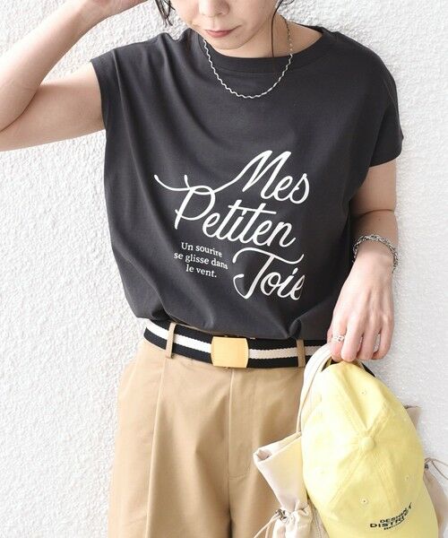 SHIPS / シップス Tシャツ | SHIPS Colors:〈接触冷感・UVカット〉26SS フレンチスリーブ ロゴT | 詳細23