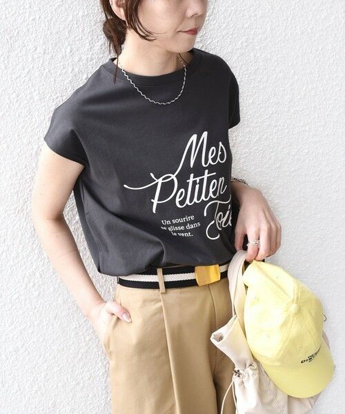 SHIPS / シップス Tシャツ | SHIPS Colors:〈接触冷感・UVカット〉26SS フレンチスリーブ ロゴT | 詳細24