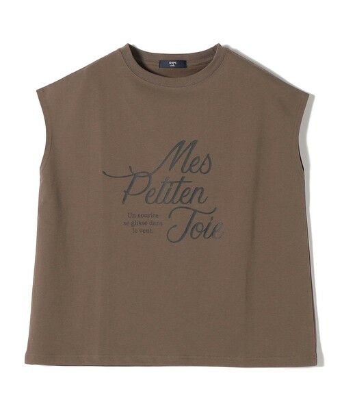 SHIPS / シップス Tシャツ | SHIPS Colors:〈接触冷感・UVカット〉26SS フレンチスリーブ ロゴT | 詳細26