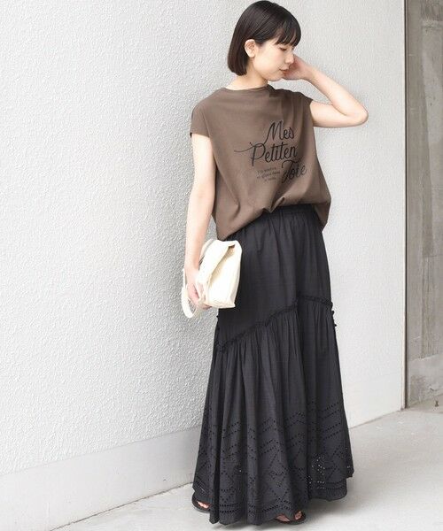 SHIPS / シップス Tシャツ | SHIPS Colors:〈接触冷感・UVカット〉26SS フレンチスリーブ ロゴT | 詳細28