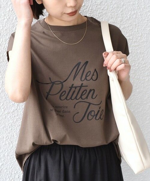 SHIPS / シップス Tシャツ | SHIPS Colors:〈接触冷感・UVカット〉26SS フレンチスリーブ ロゴT | 詳細30