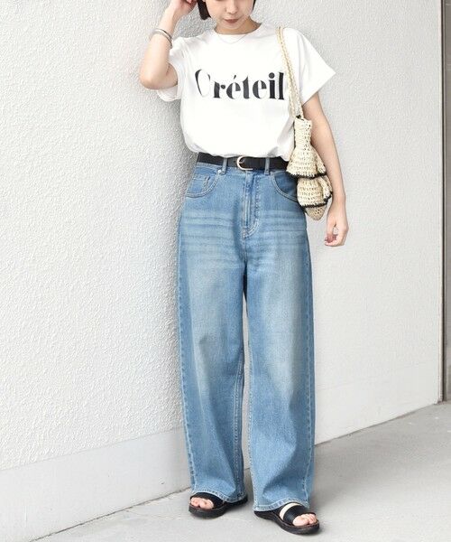 SHIPS / シップス Tシャツ | 《一部追加・新色予約》SHIPS Colors:〈接触冷感・UVカット〉ビッグロゴ ドルマン Tシャツ◆ | 詳細9