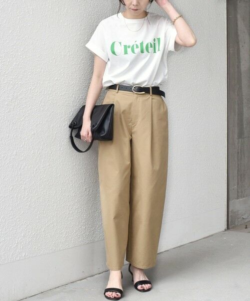 SHIPS / シップス Tシャツ | 《一部追加・新色予約》SHIPS Colors:〈接触冷感・UVカット〉ビッグロゴ ドルマン Tシャツ◆ | 詳細15