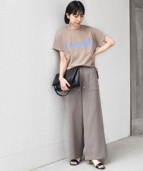 SHIPS / シップス Tシャツ | 《一部追加・新色予約》SHIPS Colors:〈接触冷感・UVカット〉ビッグロゴ ドルマン Tシャツ◆ | 詳細22