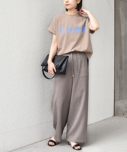 SHIPS / シップス Tシャツ | 《一部追加・新色予約》SHIPS Colors:〈接触冷感・UVカット〉ビッグロゴ ドルマン Tシャツ◆ | 詳細25