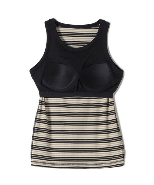 SHIPS / シップス タンクトップ | 《予約》SHIPS Colors:〈手洗い可能〉ボーダー カップ タンクトップ◆ | 詳細2