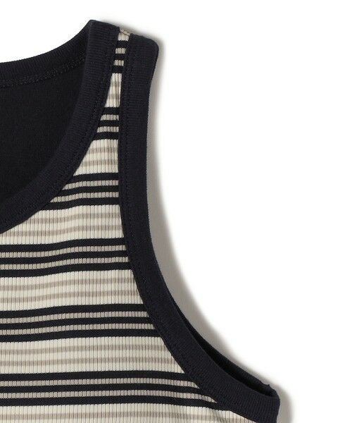 SHIPS / シップス タンクトップ | 《予約》SHIPS Colors:〈手洗い可能〉ボーダー カップ タンクトップ◆ | 詳細3
