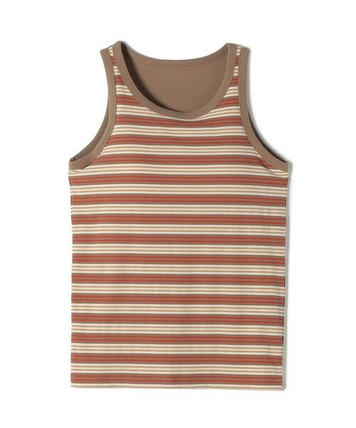SHIPS / シップス タンクトップ | 《予約》SHIPS Colors:〈手洗い可能〉ボーダー カップ タンクトップ◆ | 詳細7