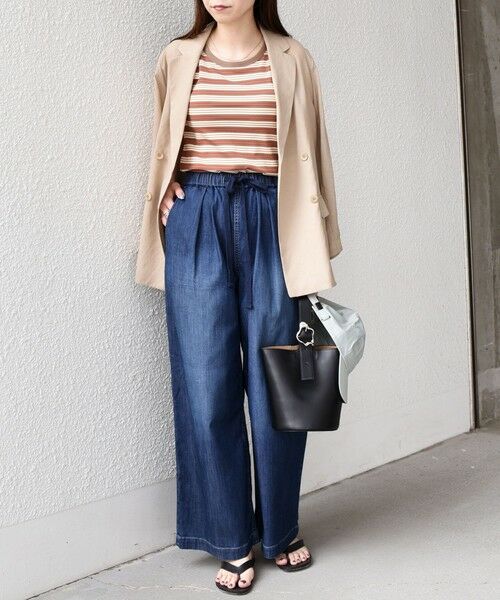 SHIPS / シップス タンクトップ | 《予約》SHIPS Colors:〈手洗い可能〉ボーダー カップ タンクトップ◆ | 詳細16