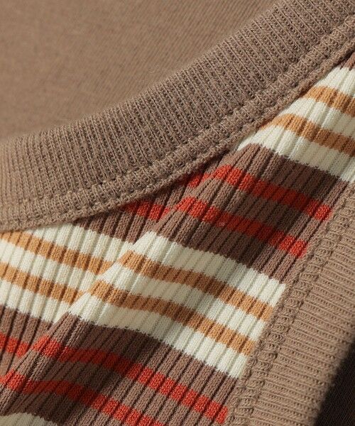 SHIPS / シップス タンクトップ | 《予約》SHIPS Colors:〈手洗い可能〉ボーダー カップ タンクトップ◆ | 詳細8