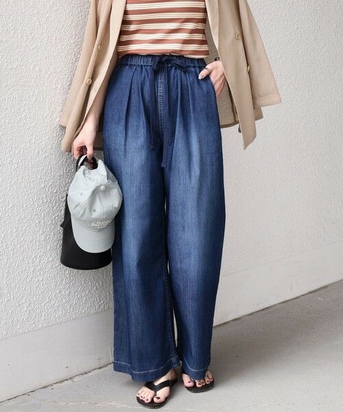 SHIPS / シップス デニムパンツ | 《予約》SHIPS Colors:〈洗濯機可能〉ファンクション デニム イージー パンツ◆ | 詳細25