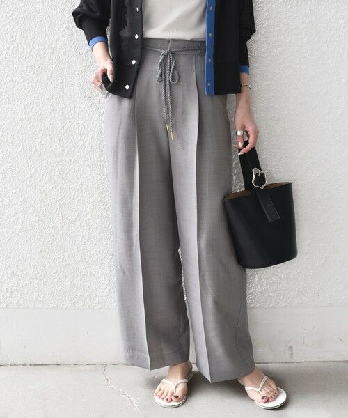 SHIPS / シップス その他パンツ | 《予約》SHIPS Colors:〈洗濯機可能〉リネン ライク イージー パンツ◆ | 詳細13