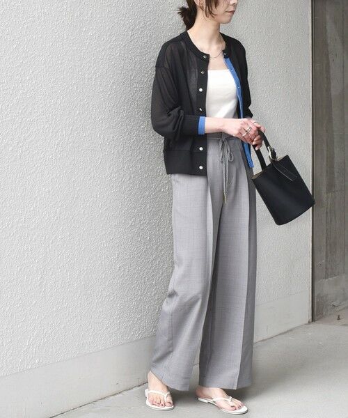 SHIPS / シップス その他パンツ | 《予約》SHIPS Colors:〈洗濯機可能〉リネン ライク イージー パンツ◆ | 詳細14