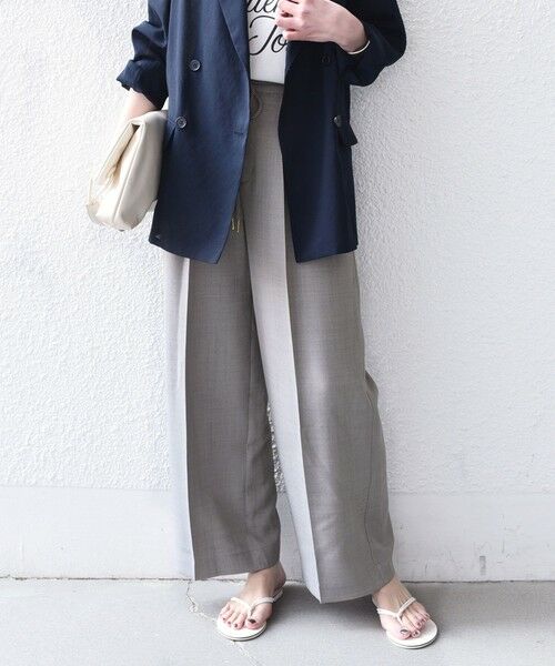 SHIPS / シップス その他パンツ | 《予約》SHIPS Colors:〈洗濯機可能〉リネン ライク イージー パンツ◆ | 詳細16