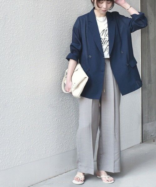 SHIPS / シップス その他パンツ | 《予約》SHIPS Colors:〈洗濯機可能〉リネン ライク イージー パンツ◆ | 詳細17