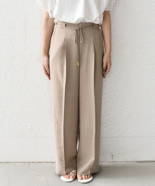 SHIPS / シップス その他パンツ | 《予約》SHIPS Colors:〈洗濯機可能〉リネン ライク イージー パンツ◆ | 詳細18