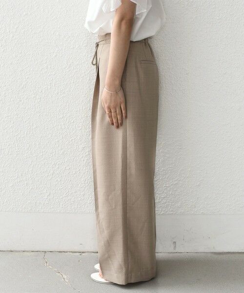 SHIPS / シップス その他パンツ | 《予約》SHIPS Colors:〈洗濯機可能〉リネン ライク イージー パンツ◆ | 詳細19