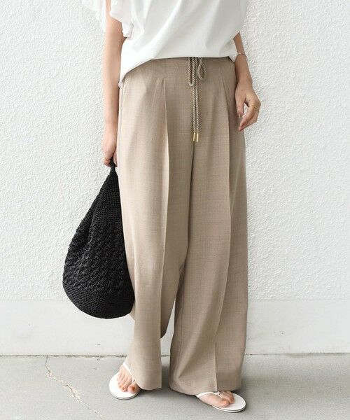 SHIPS / シップス その他パンツ | 《予約》SHIPS Colors:〈洗濯機可能〉リネン ライク イージー パンツ◆ | 詳細22