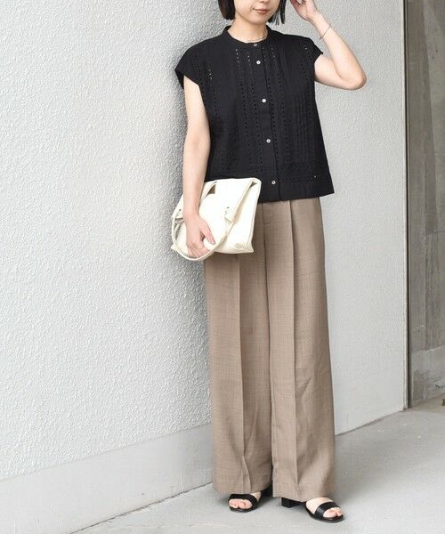 SHIPS / シップス その他パンツ | 《予約》SHIPS Colors:〈洗濯機可能〉リネン ライク イージー パンツ◆ | 詳細28