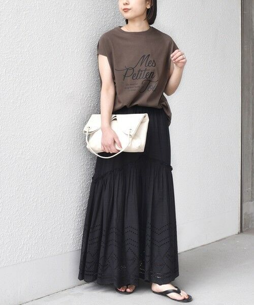 SHIPS / シップス ロング・マキシ丈スカート | SHIPS Colors:〈手洗い可能〉スカラップ レース スカート | 詳細13