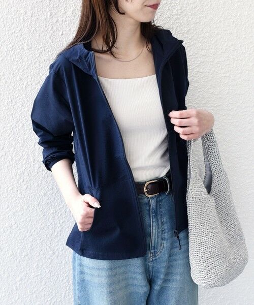 SHIPS / シップス ブルゾン | 《予約》SHIPS Colors:〈UVカット・吸水速乾・抗菌防臭〉サーパスウェーブ パーカー◆ | 詳細24