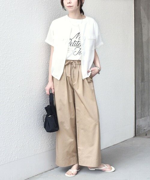 SHIPS / シップス ブルゾン | 《予約》SHIPS Colors:〈手洗い可能〉メッシュ 5分袖 ジップ ハオリ◆ | 詳細2