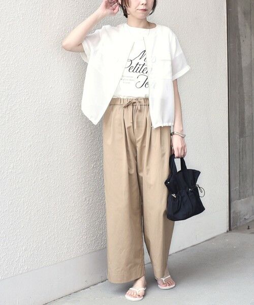 SHIPS / シップス ブルゾン | 《予約》SHIPS Colors:〈手洗い可能〉メッシュ 5分袖 ジップ ハオリ◆ | 詳細5