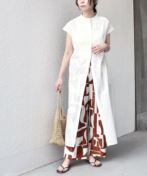 SHIPS / シップス ロング・マキシ丈ワンピース | SHIPS Colors:〈手洗い可能〉コットン ピンタック ヨーク シャツ ワンピース◇ | 詳細8