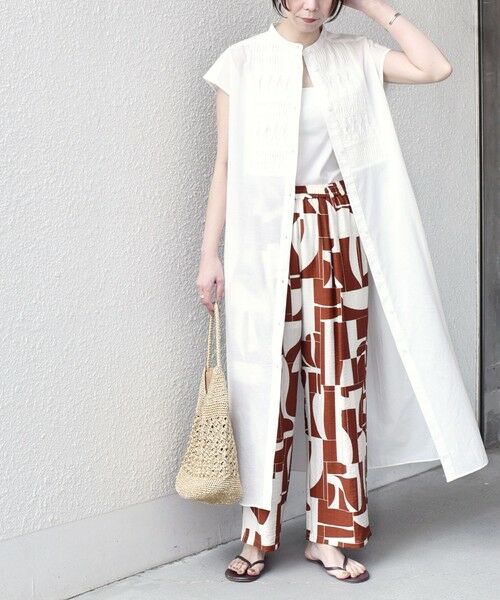 SHIPS / シップス ロング・マキシ丈ワンピース | SHIPS Colors:〈手洗い可能〉コットン ピンタック ヨーク シャツ ワンピース◇ | 詳細9