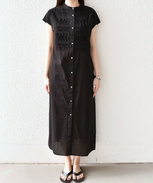 SHIPS / シップス ロング・マキシ丈ワンピース | 《予約》SHIPS Colors:〈手洗い可能〉コットン ピンタック ヨーク シャツ ワンピース◆ | 詳細8