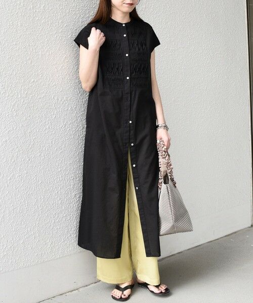 SHIPS / シップス ロング・マキシ丈ワンピース | SHIPS Colors:〈手洗い可能〉コットン ピンタック ヨーク シャツ ワンピース◇ | 詳細23