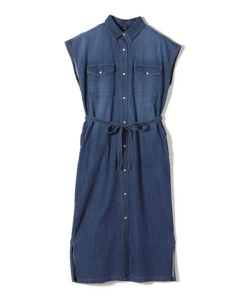 SHIPS / シップス ロング・マキシ丈ワンピース | 《予約》SHIPS Colors:〈洗濯機可能〉ファンクション デニム シャツ ワンピース◆ | 詳細6
