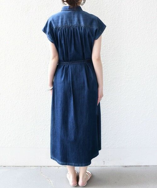 SHIPS / シップス ロング・マキシ丈ワンピース | 《予約》SHIPS Colors:〈洗濯機可能〉ファンクション デニム シャツ ワンピース◆ | 詳細20