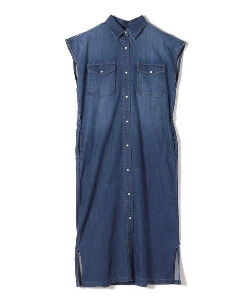 SHIPS / シップス ロング・マキシ丈ワンピース | 《予約》SHIPS Colors:〈洗濯機可能〉ファンクション デニム シャツ ワンピース◆ | 詳細8