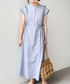 SHIPS / シップス ロング・マキシ丈ワンピース | 《予約》SHIPS Colors:〈手洗い可能〉プリーツ デザイン シャツ ワンピース2◆