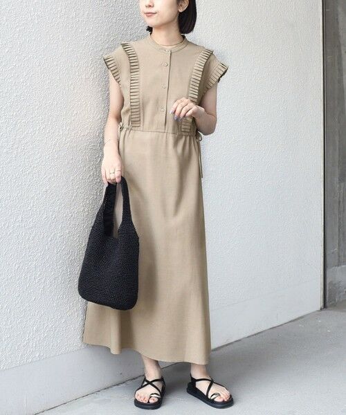 SHIPS / シップス ロング・マキシ丈ワンピース | SHIPS Colors:〈手洗い可能〉プリーツ デザイン シャツ ワンピース2◇ | 詳細18