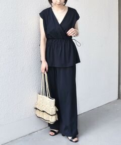 SHIPS / シップス サロペット・オールインワン | 《予約》SHIPS Colors:〈接触冷感・UVカット〉リンク ファンクション オールインワン◆