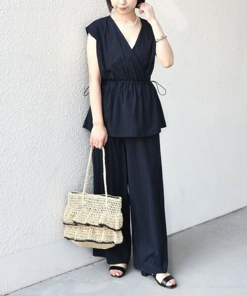 SHIPS / シップス サロペット・オールインワン | 《予約》SHIPS Colors:〈接触冷感・UVカット〉リンク ファンクション オールインワン◆ | 詳細7