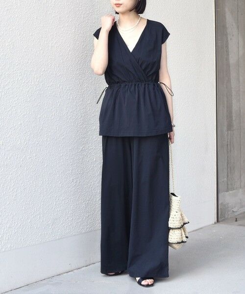 SHIPS / シップス サロペット・オールインワン | 《予約》SHIPS Colors:〈接触冷感・UVカット〉リンク ファンクション オールインワン◆ | 詳細10