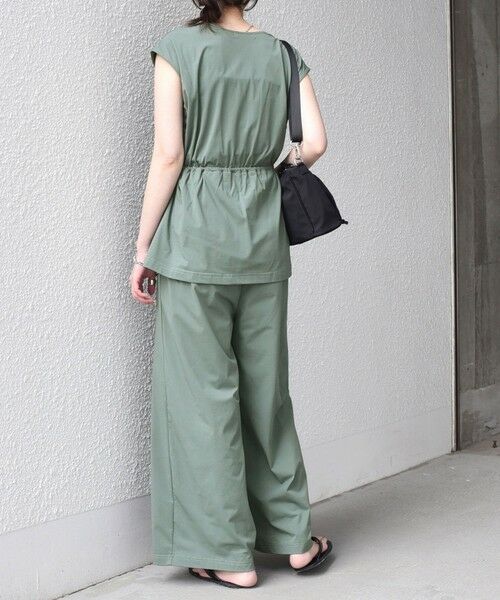 SHIPS / シップス サロペット・オールインワン | SHIPS Colors:〈接触冷感・UVカット〉リンク ファンクション ペプラム オールインワン◇ | 詳細26